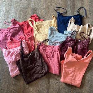 Mix of tank tops, Large and XL, Gently Worn Condition, 12 tanks